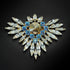 Брошь "Varavīksnes Zieds" с кристаллами Swarovski™